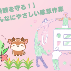 【施設の景観を守る】環境やみんなに優しい除草作業！